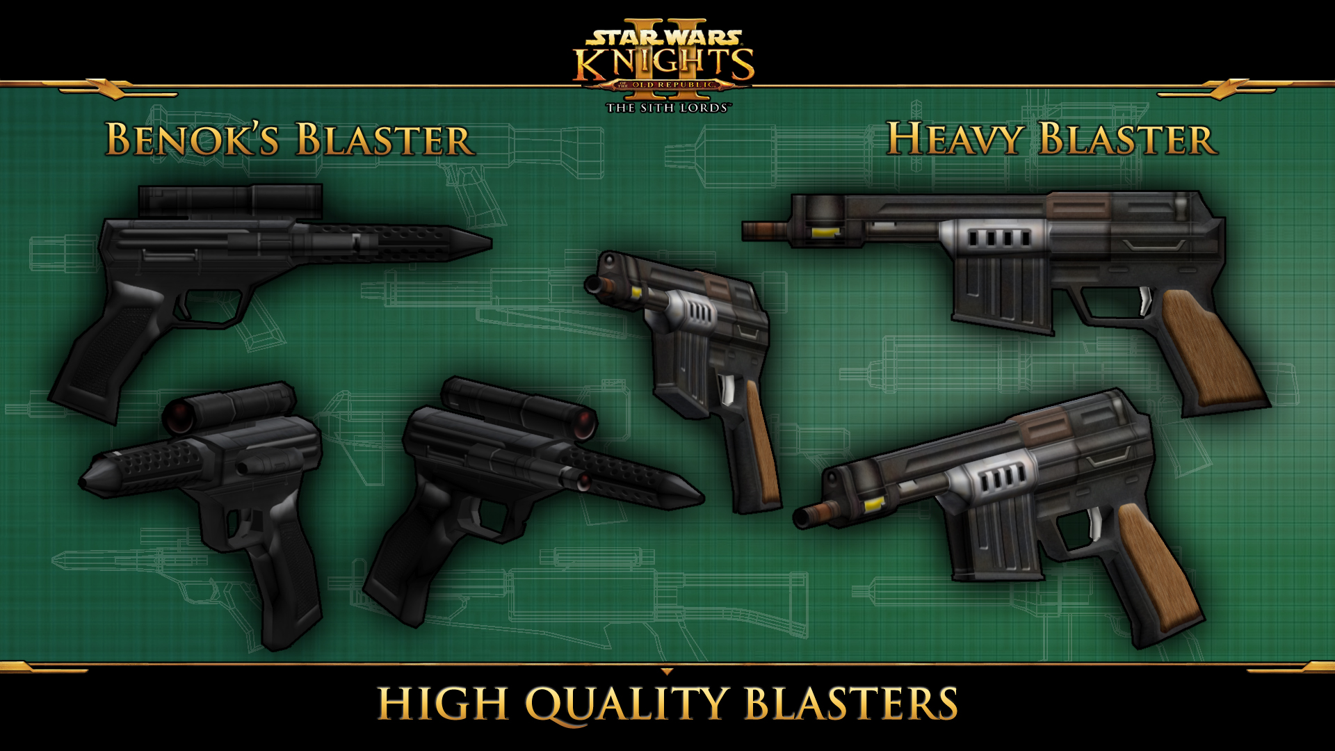 old republic blaster pistols