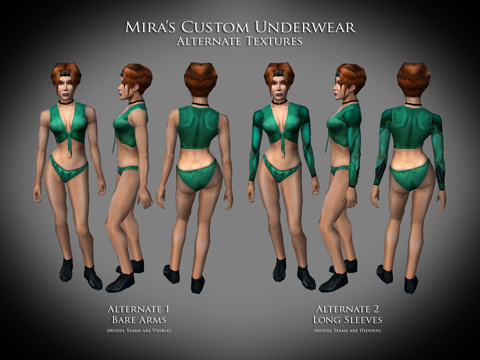 Love the Mira underwear and dancer outfit to fit Mira's original body ...