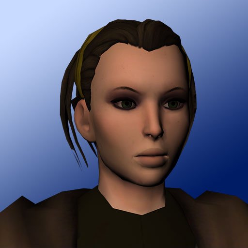 TOR Ports: Meetra Surik AKA Jedi Exile Female Player Head for K1