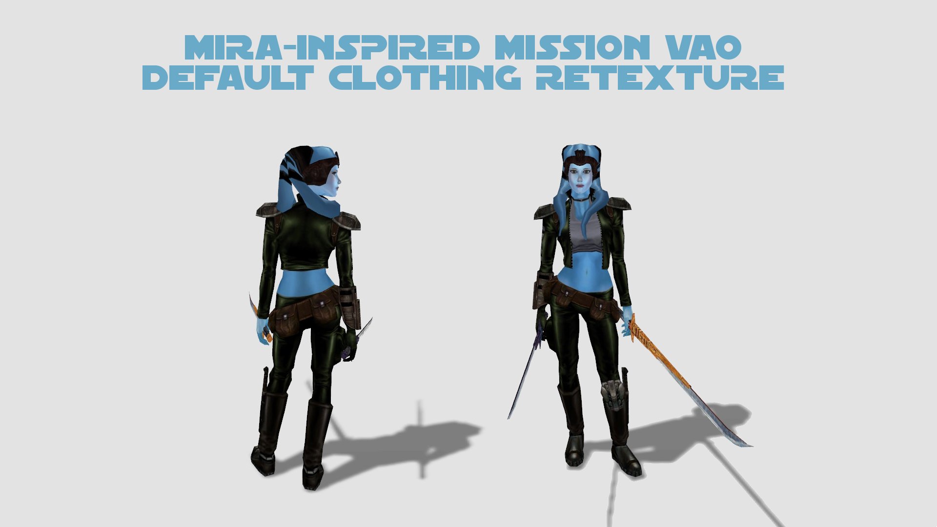 Mira-INSPIRED Default Clothing Reskin for Mission Vao.