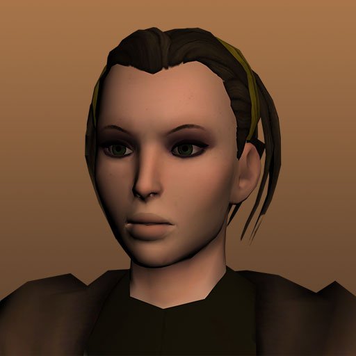 TOR Ports: Meetra Surik AKA Jedi Exile Female Player Head for TSL. 