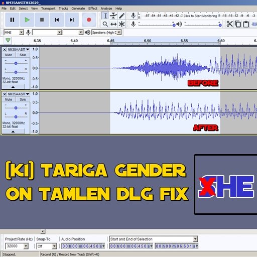 [K1] Tariga Gender on Tamlen DLG Fix