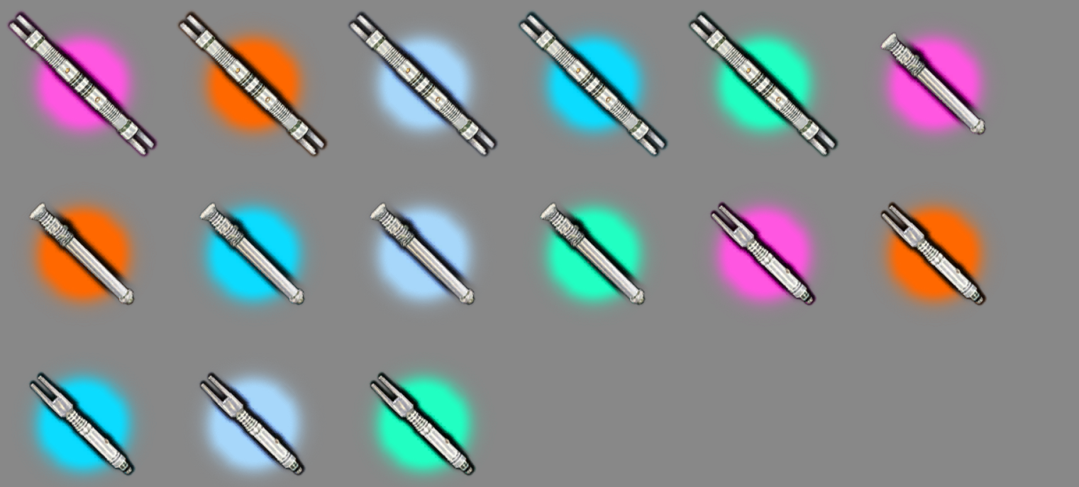 HD Icons for JC's Extra Saber Colors