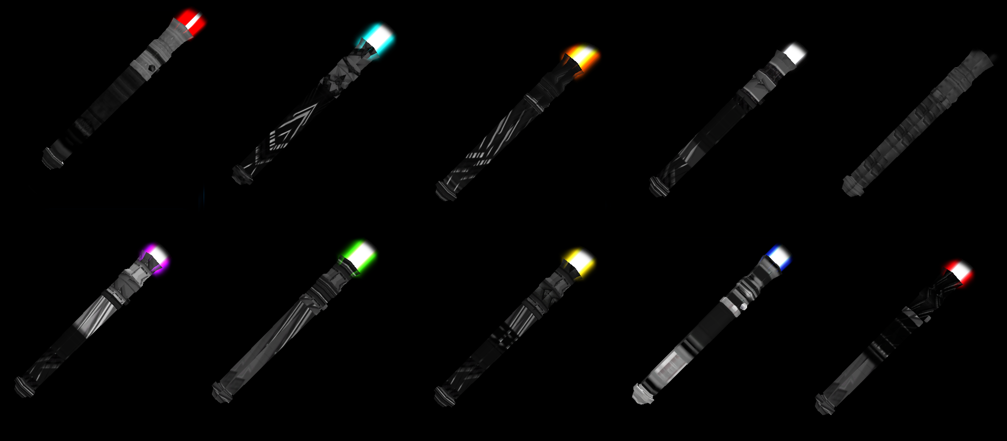 Beautified Sabers for TSL - 13 Color Types
