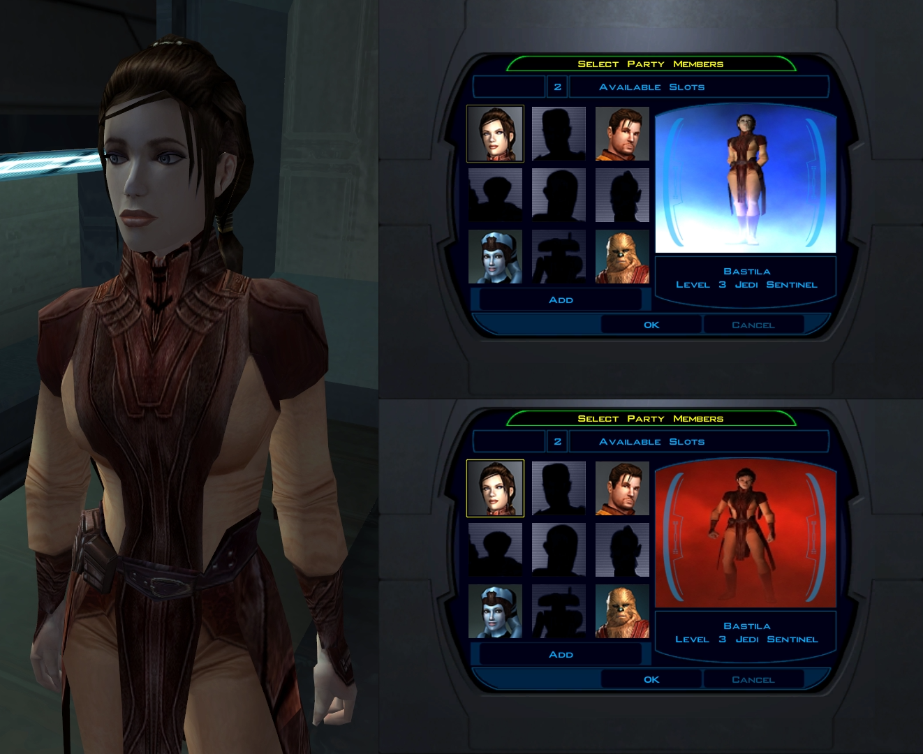 Alternate Bastila Clothing