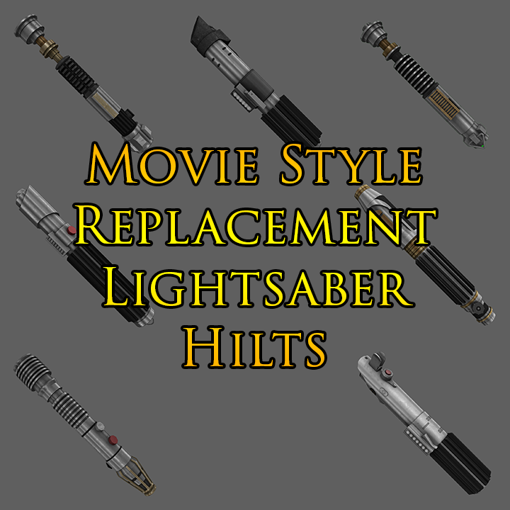 Movie Style Replacement Lightsaber Hilts (K1)