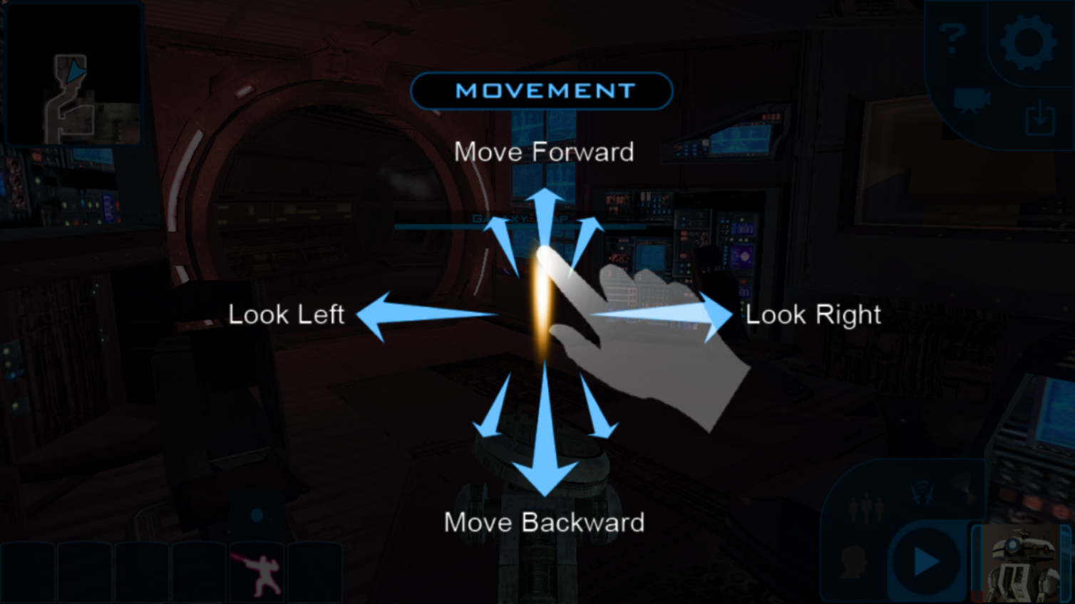 Blue Kotor-Like GUI Mobile Version