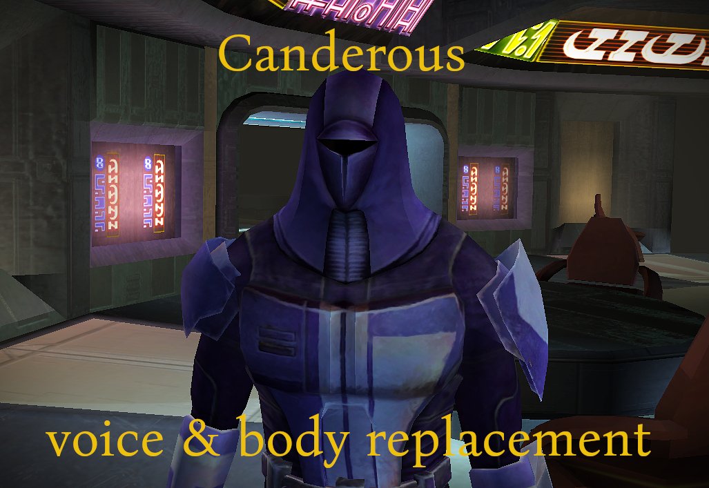 Canderous - voice & body replacement