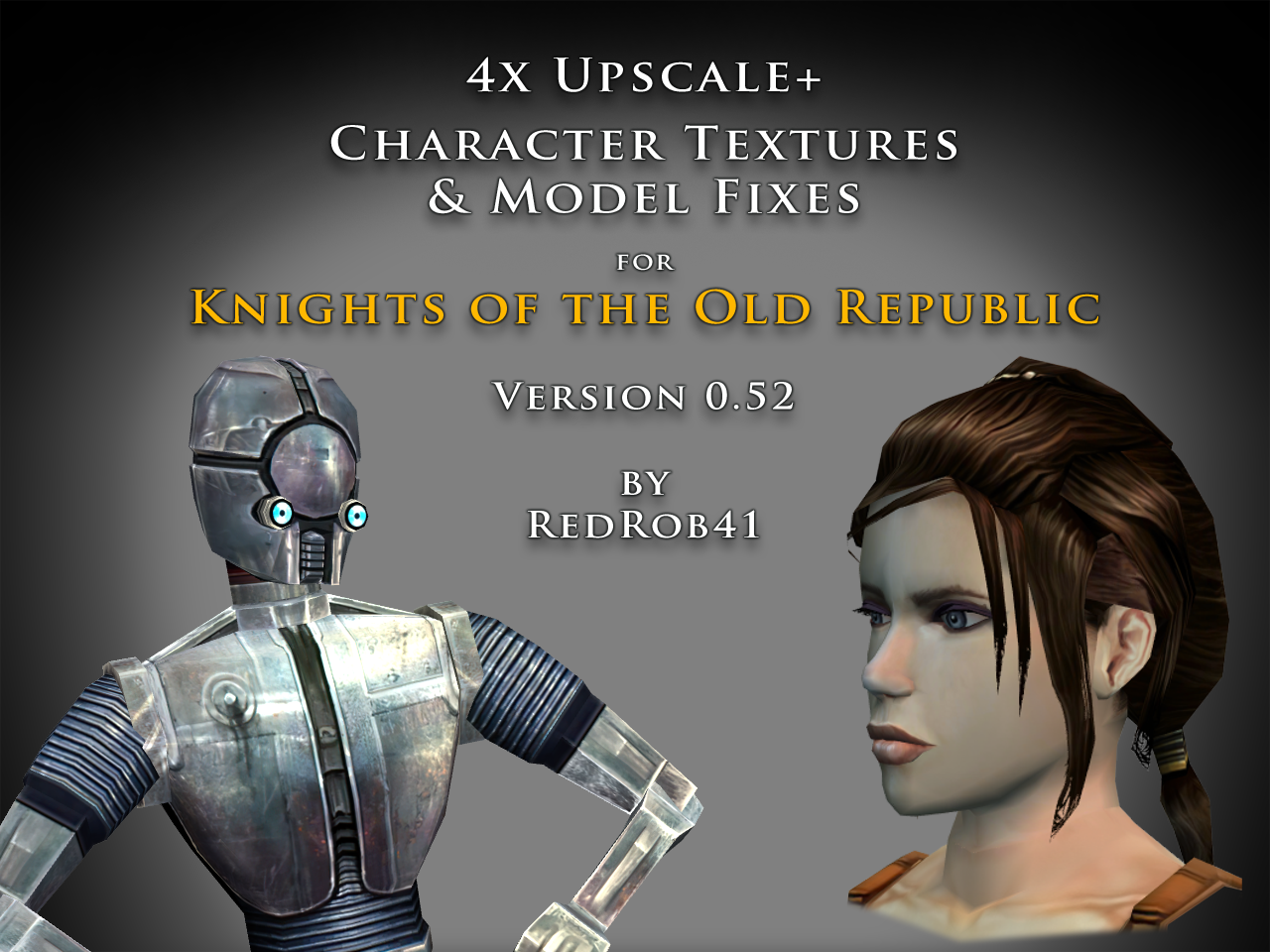 4x Upscale+ Character Textures & Model Fixes