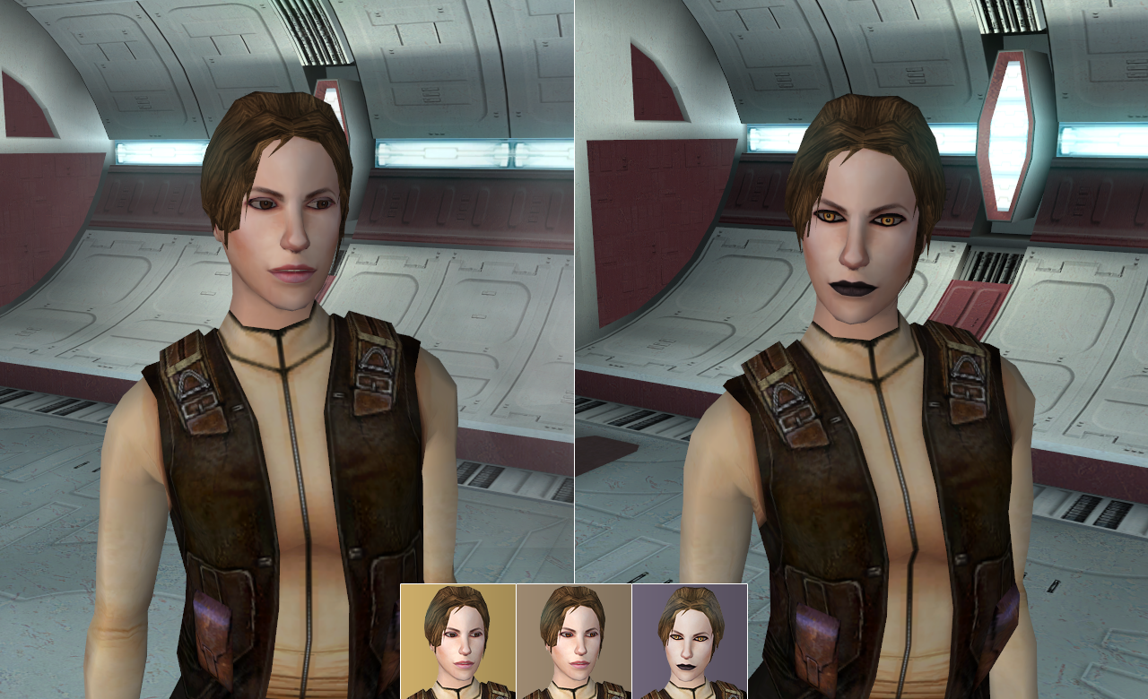 K2 Effixian's Brunette Reskin for PFHC01 from K1 to K2