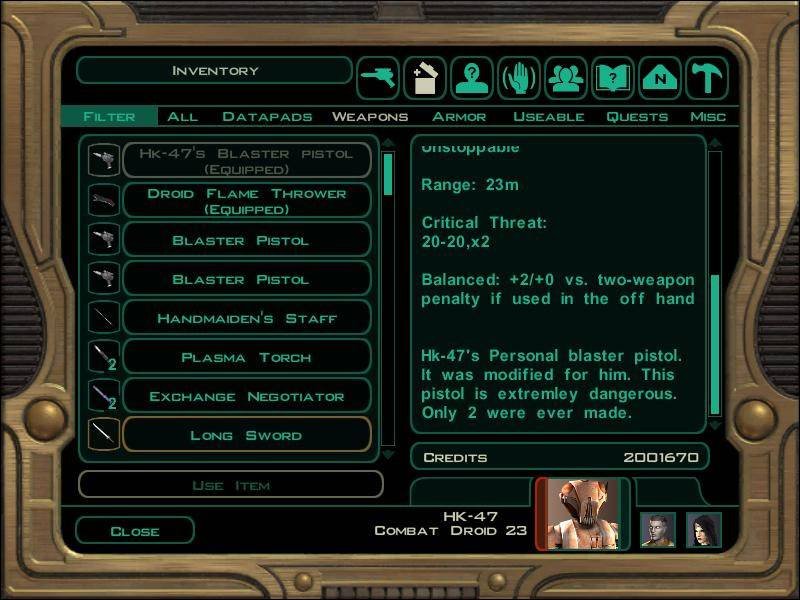 HK-47's Personal Blaster
