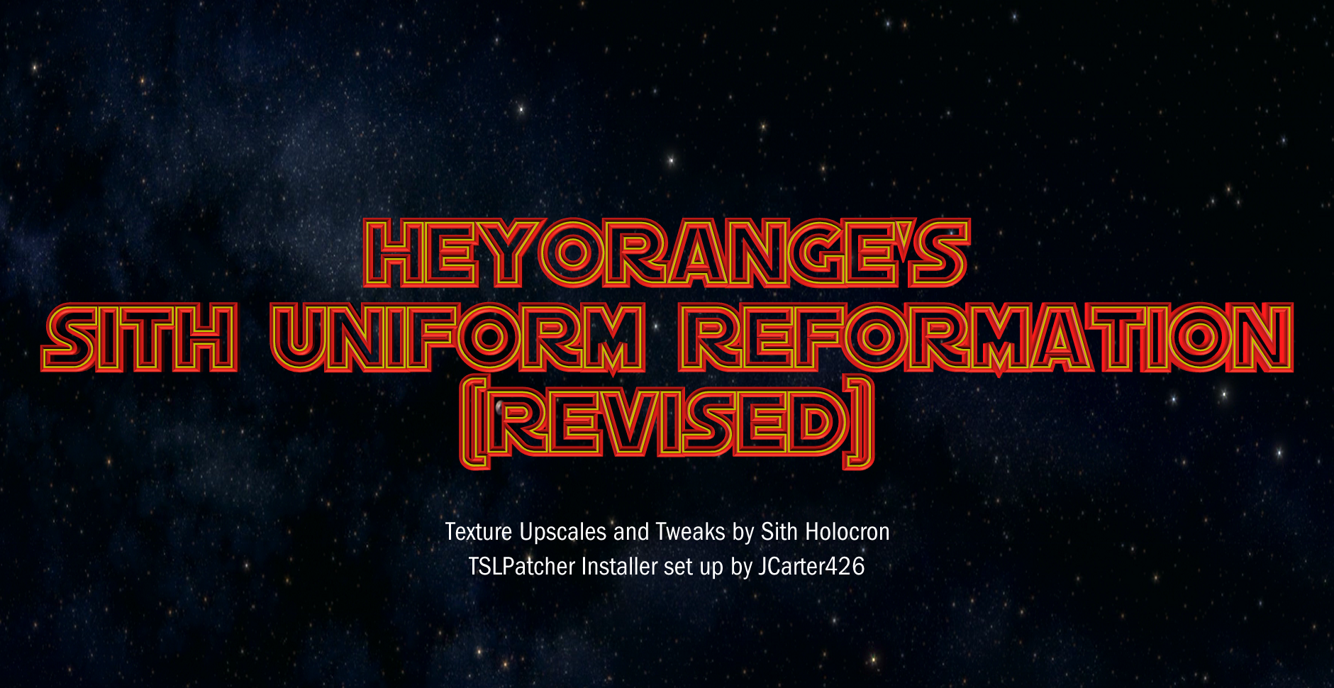 Heyorange's Sith Uniform Reformation [Revised]