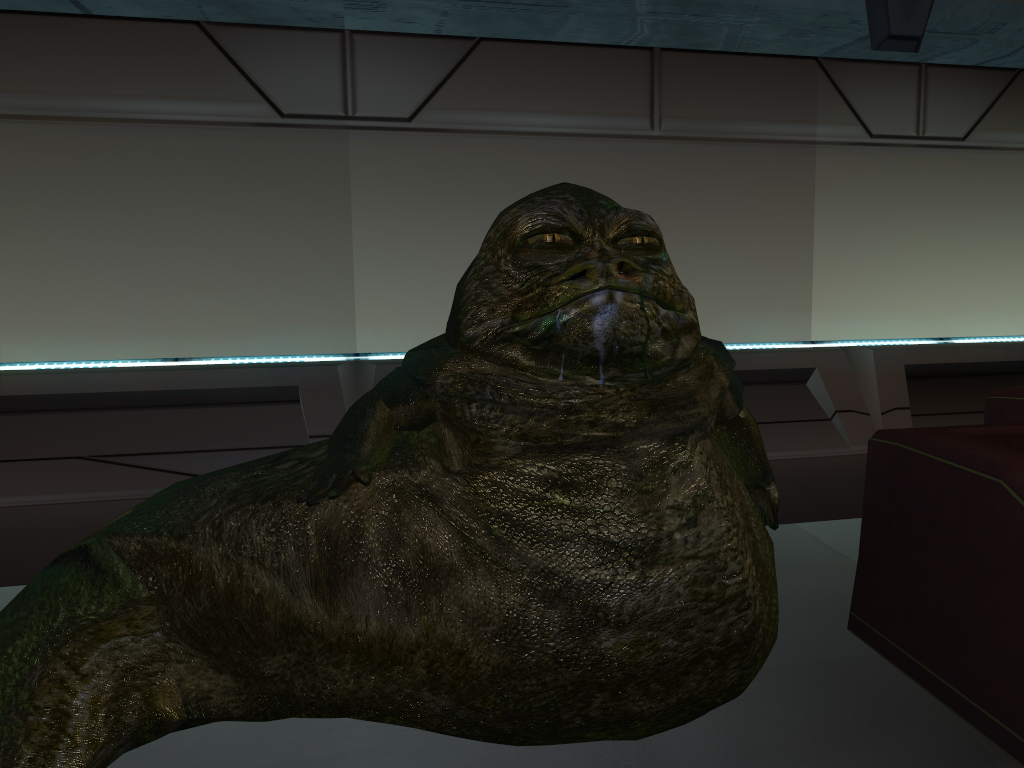 Hutt remesh and retextured with bumps