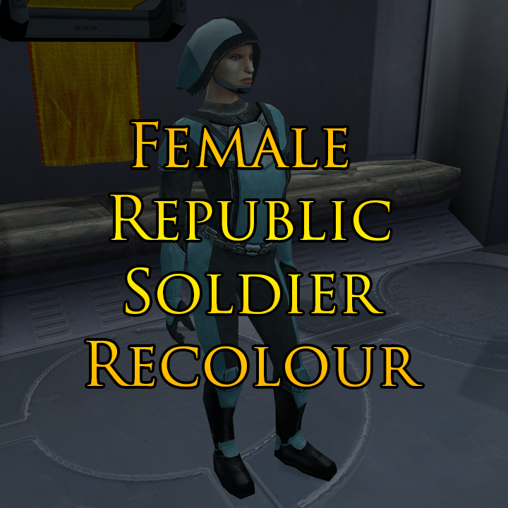 Female Republic Soldier Recolour (For JC's Republic Soldier Fix)