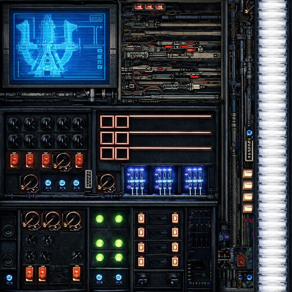 HD Ebon Hawk Hyperdrive panels