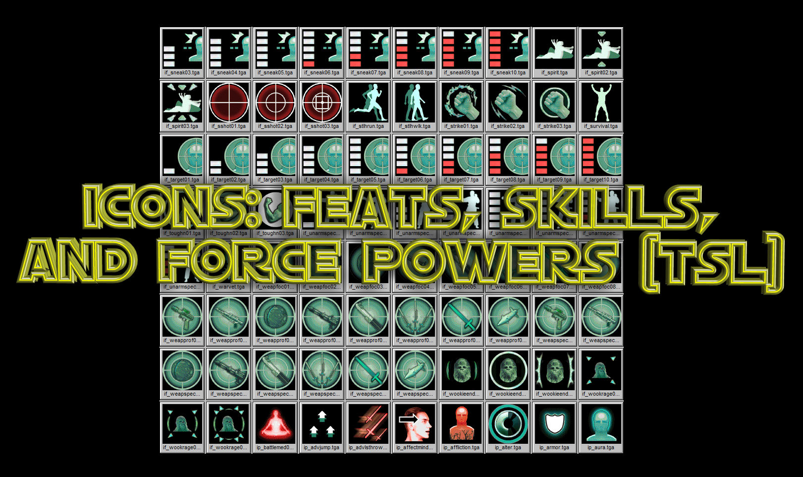 Icons: Feats, Skills and Force Powers [TSL] - Open Beta