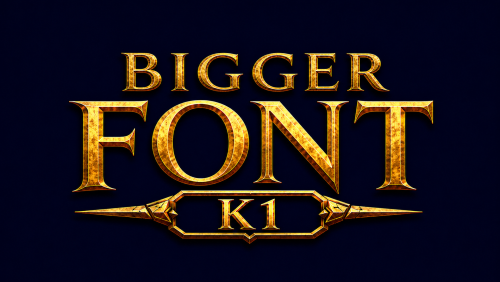 More information about "Bigger Font (K1)"