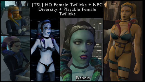 More information about "[TSL] HD Female Twi'leks + NPC Diversity + Playable Female Twi'leks"