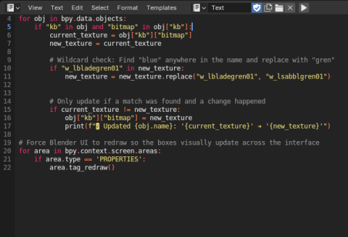 More information about "KotOR Blender Texture Swap script"
