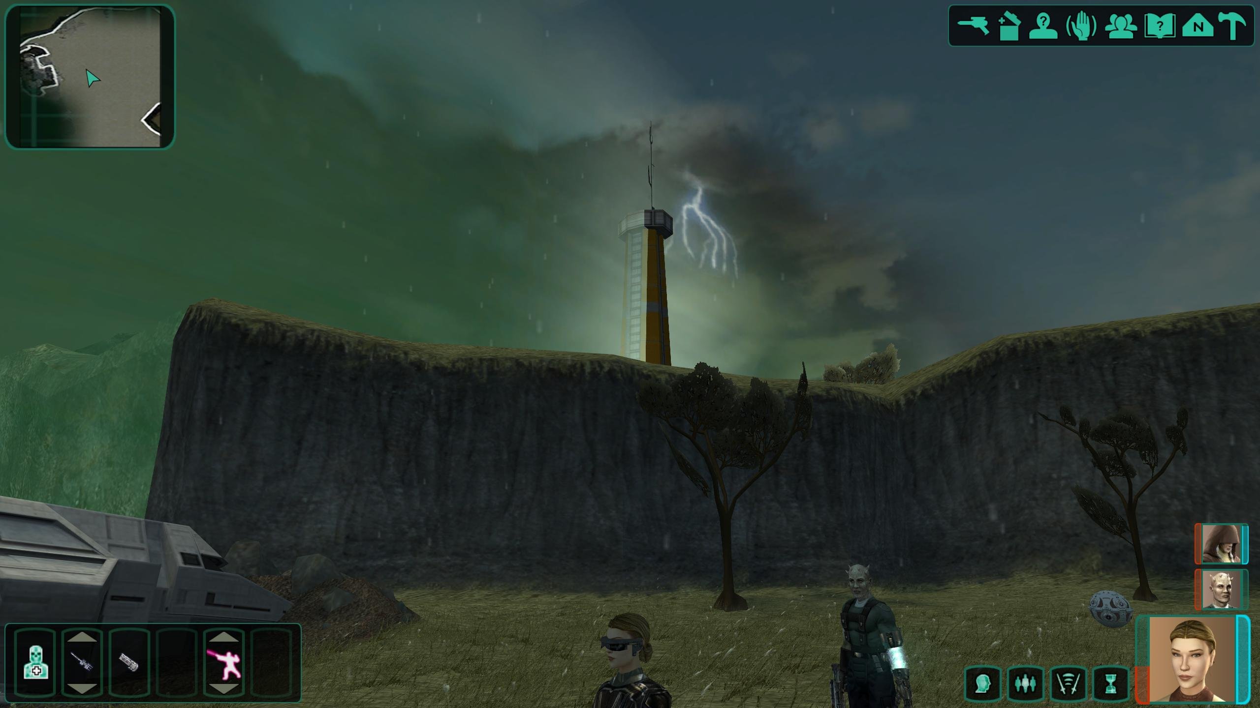 Rain, Lightning and Thunderstorms on Telos