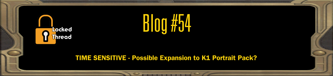 Blog #54 - Possible Expansion to K1 Portrait Pack?