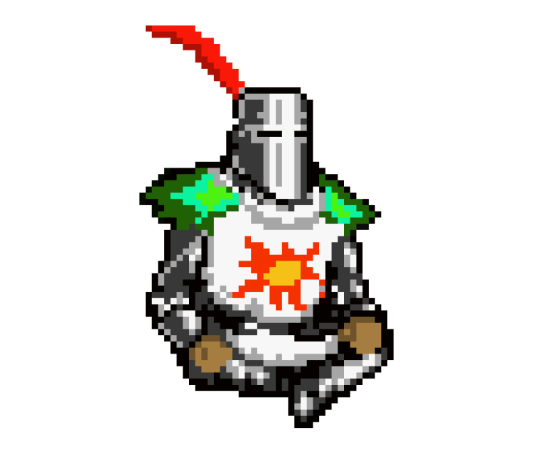 Pixel Art Gifs  Dark souls solaire, Dark souls, Dark souls art